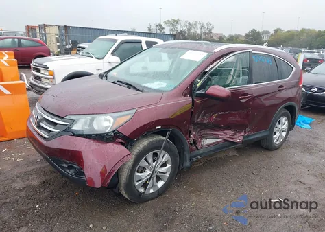 2014 Honda Cr-V Ex-L from USA, damaged, VIN 5J6RM3H76EL012796